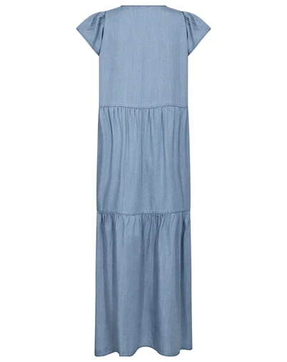 Leveté Room - LR-Rora 3 Kjole - Mid Blue Denim